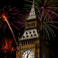 Buy canvas prints of Big Ben Celebrations by David Tyrer