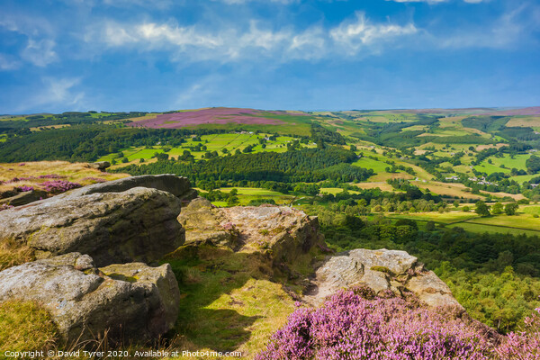 Curbar Edge Picture Board by David Tyrer
