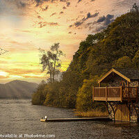 Buy canvas prints of The Old Boat House - Ullswater by David Tyrer