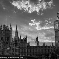 Buy canvas prints of Houses of Parliament and Big Ben - London by David Tyrer