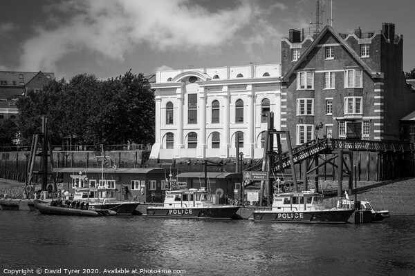 Thames River Police - Wapping, London Picture Board by David Tyrer