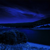 Buy canvas prints of Ladybower night sky by Neil Ravenscroft