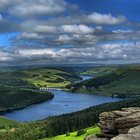 Buy canvas prints of Bamford edge by Neil Ravenscroft