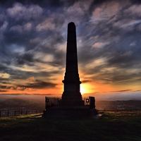 Buy canvas prints of  Werneth low by Neil Ravenscroft