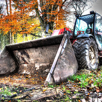 Buy canvas prints of Autumn Machinery by Gavin Wilson