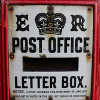 Buy canvas prints of Vintage post box by Gavin Wilson
