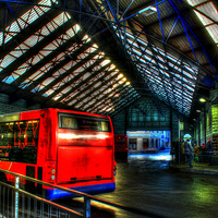 Buy canvas prints of Bus Station by Gavin Wilson