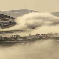 Buy canvas prints of  Lake District Mist by Gavin Wilson