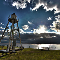 Buy canvas prints of Silloth on Solway lighthouse by Gavin Wilson