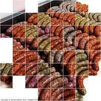 Buy canvas prints of Sausages by Zachary Bloom