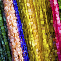 Buy canvas prints of Colourful Beaded Bracelets by David Yeaman