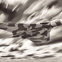 Buy canvas prints of Avro Vulcan Bomber B2 (XH558) by David Yeaman