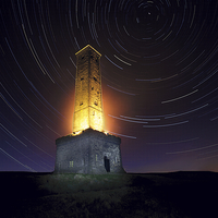 Buy canvas prints of Peel Monument at Night by David Yeaman
