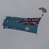 Buy canvas prints of Royal Australian Air  Force Ensign. Point Cook Air by Pauline Tims