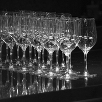 Buy canvas prints of Wine Glasses by Pauline Tims