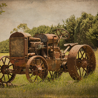 Buy canvas prints of  Rusty Relic by Pauline Tims