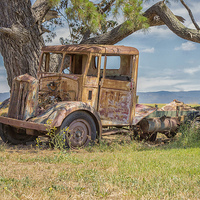 Buy canvas prints of  Old Time Truck by Pauline Tims