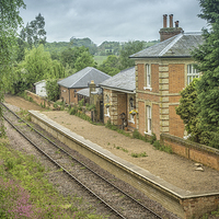 Buy canvas prints of  Blake Hall Station Ongar Essex UK by Pauline Tims