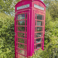 Buy canvas prints of  Great British Red Phone Box by Pauline Tims