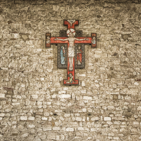 Buy canvas prints of Saint Peter on the wall Chapel Bradwell on Sea by Pauline Tims