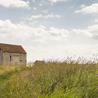 Buy canvas prints of  Saint Peter on the Wall chapel  Bradwell on Sea by Pauline Tims