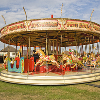 Buy canvas prints of  Merry Go Round by Pauline Tims
