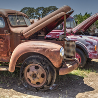 Buy canvas prints of  Vintage Relics by Pauline Tims