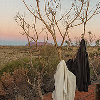 Buy canvas prints of Desert Cloakroom by Pauline Tims