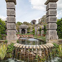 Buy canvas prints of Arundel Castle water feature by Pauline Tims