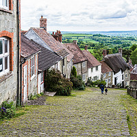 Buy canvas prints of Gold Hill, Shaftesbury, Dorset, UK by Pauline Tims