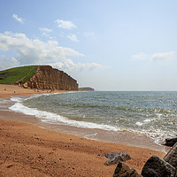 Buy canvas prints of West Bay, Dorset, UK by Pauline Tims