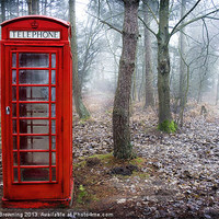 Buy canvas prints of British phone box  by Jordan Browning Photo