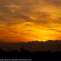 Buy canvas prints of Norwich silk sky by Jordan Browning Photo