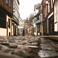 Buy canvas prints of Elm Hill mistery by Jordan Browning Photo