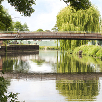 Buy canvas prints of Jarrold Bridge Norwich by Jordan Browning Photo