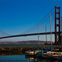 Buy canvas prints of Golden Gates by Tom Hard