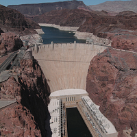Buy canvas prints of  The Hoover Dam by Tom Hard