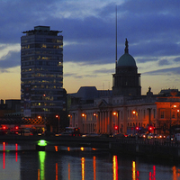 Buy canvas prints of  Dublin's Fair City... by Tom Hard