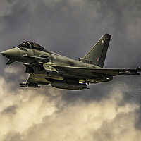 Buy canvas prints of Eurofighter Typhoon by Tom Hard
