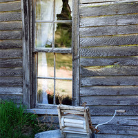 Buy canvas prints of Window on Prairie Life by Judy Hall-Folde