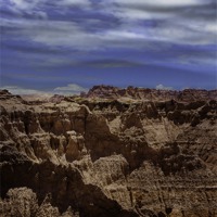 Buy canvas prints of Across the Badlands by Judy Hall-Folde