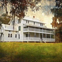 Buy canvas prints of Thursby House at Blue Springs by Judy Hall-Folde