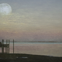 Buy canvas prints of Romancing the Moon by Judy Hall-Folde