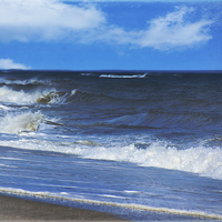 Buy canvas prints of Atlantic Surf by Judy Hall-Folde