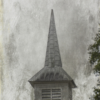 Buy canvas prints of  Vintage Church by Judy Hall-Folde