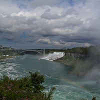 Buy canvas prints of  Beauty of Niagara Falls by Judy Hall-Folde