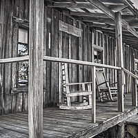 Buy canvas prints of Old Front Porch by Judy Hall-Folde