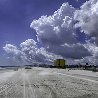 Buy canvas prints of Looking Toward Daytona Beach Shores by Judy Hall-Folde