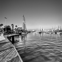 Buy canvas prints of Boats, Port Vell, Barcelona by Sean Needham