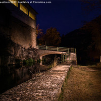 Buy canvas prints of Bridge over the canal by Sean Needham